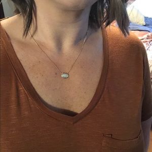 14K diamond necklace